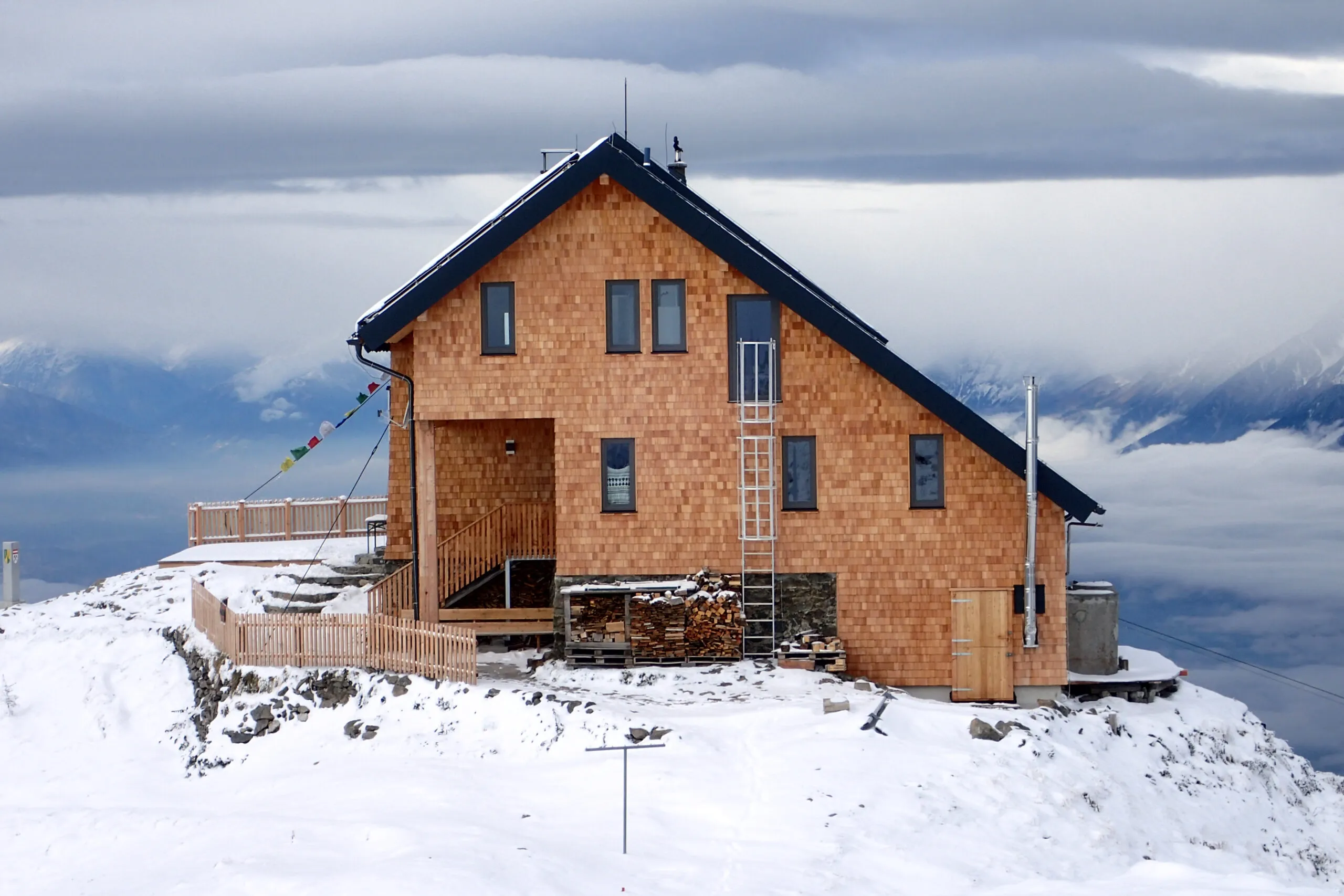 Kellerjochhütte po prestavbe