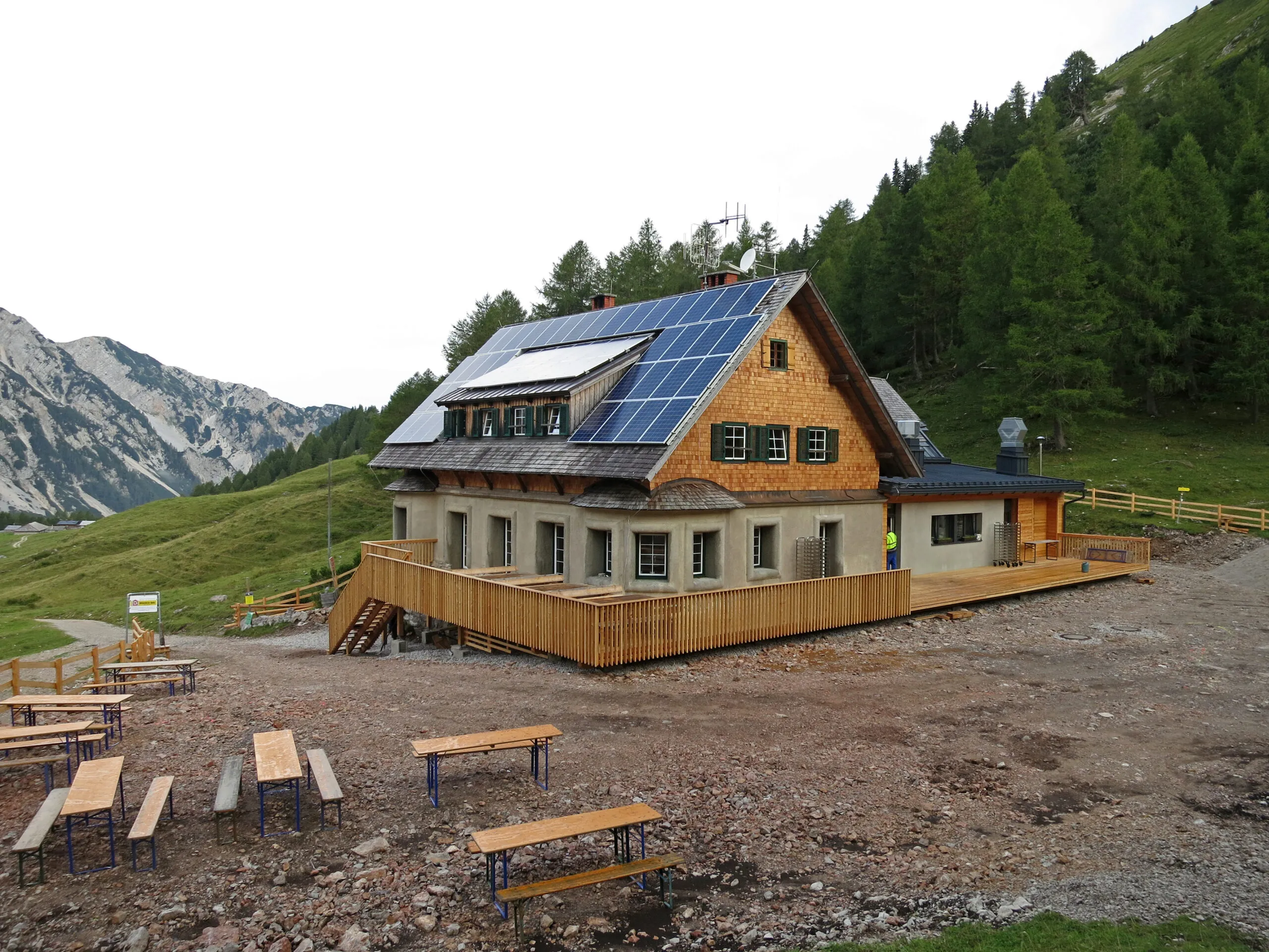 Klagenfurter Hütte po rekonštrukcii