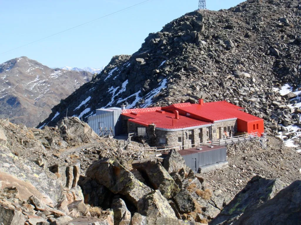 Horská krajina pri Glungezerhütte