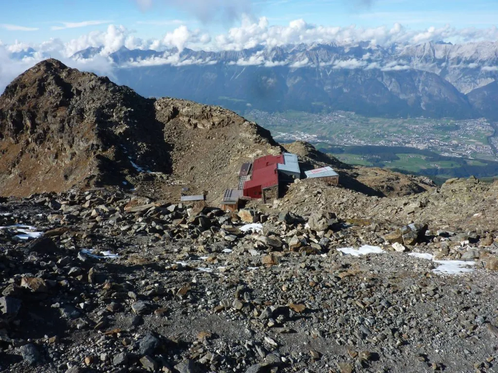 Glungezerhütte a okolie Innsbrucku