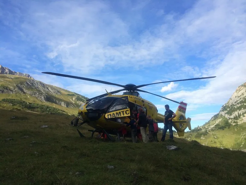 Freiburger Hütte z diaľky