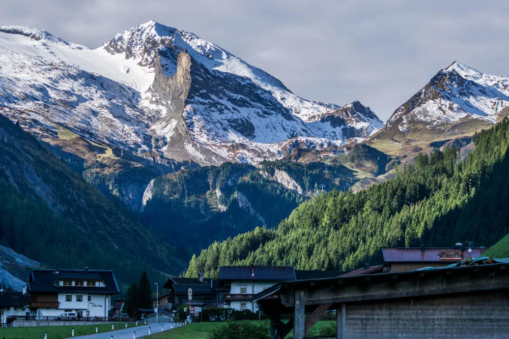 Ľadovec Hintertux, zasnežené zjazdovky